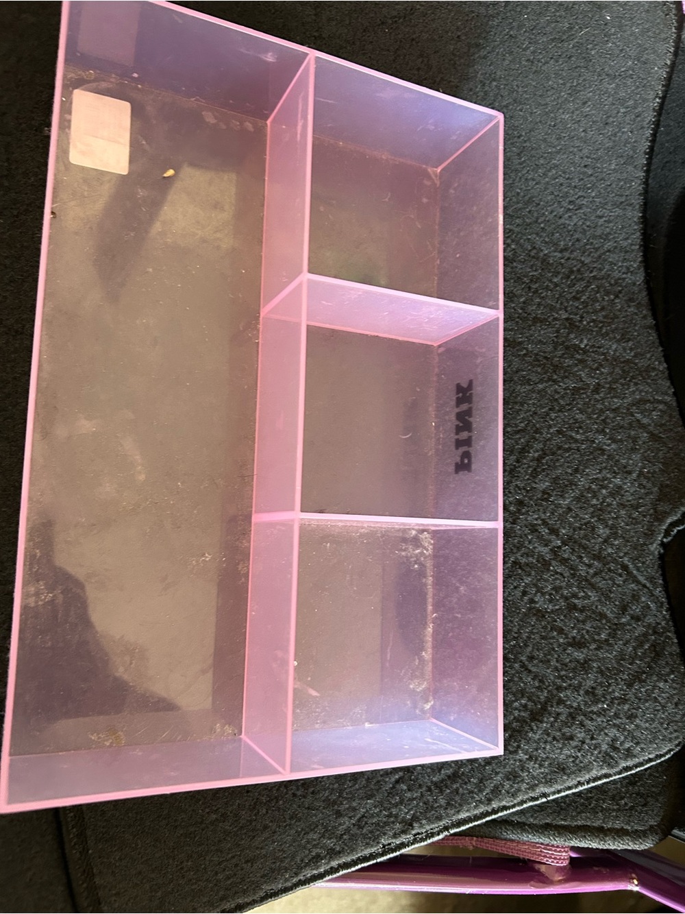 PINK Victoria's Secret Pink Acrylic Organizer Tray